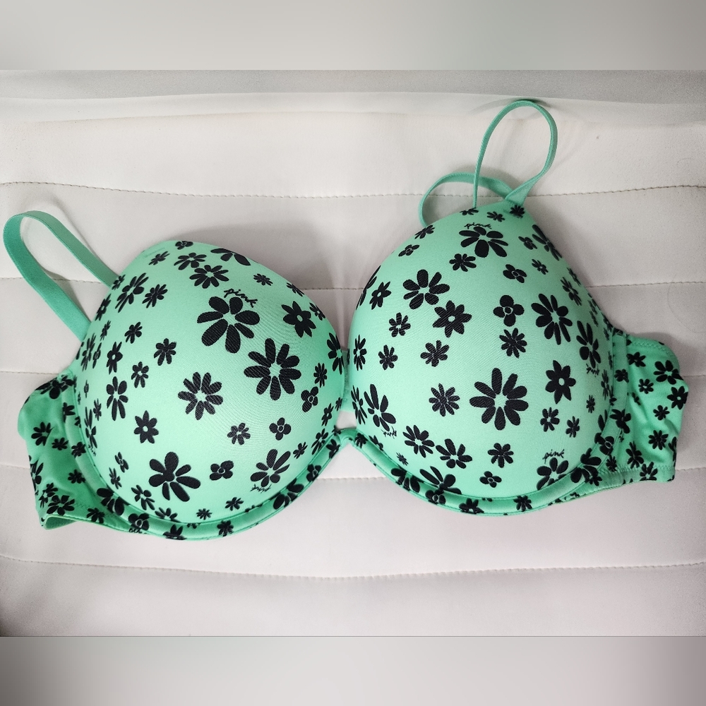 NWT Victoria Secret PINK wear everywhere Super PUSH UP bra 40B